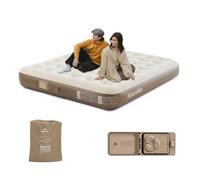 Naturehike Cama hinchable con bomba integrada, 200 x 150 x 25 cm, colchón hinchable para 2 personas, autoinflable, ideal para camping y cama de invitados, portátil y estable a largo plazo, hogar y