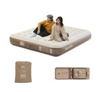 Naturehike Chenjing - Cama de aire inflable, colchón de aire autoinflable con bomba recargable integrada (no necesita tomacorriente), colchón inflable portátil para camping, viajes y hogar (2 hombres