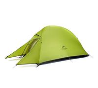 Naturehike Cloud-up Ultraligero 1 Persona Tienda de campaña Impermeable Doble Capa Camping Tienda de campaña (20D Luz Verde Actualizar)