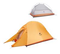 Naturehike Cloud up 1 Persona Carpa para Mochileros para Carpa de Cúpula Ligera para Acampar y Senderismo para 1 Hombre(Actualizar Naranja 210T)