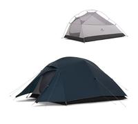 Naturehike Cloud-up Ultraligero 3 Persona Tienda de campaña Impermeable Doble Capa Camping Tienda de campaña (20D Azul Oscuro Actualizar)