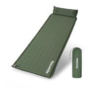 Naturehike Colchón de aire autoinflable con almohada ligero para camping para exteriores y viajes, autoinflable y cómodo