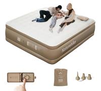 Naturehike Colchón Hinchable 3 Personas con Bomba Integrada Recargable - 200x180x45cm Cama Hinchable Autogonflable para Camping y Casa - Colchón Camping Portátil y Resistente