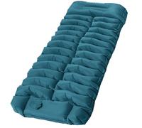 Naturehike Colchoneta aislante para camping, ultraligera, colchón de aire con bomba de pie y almohada, bomba de aire integrada es fácil de inflar, adecuada para tiendas de senderismo, nivel de entrada