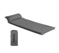 Naturehike Colchoneta Hinchable para Camping, colchoneta autoinflable, para Exteriores, Ligera, para Viajes en Coche y Senderismo, 6 cm de Altura, Color Gris