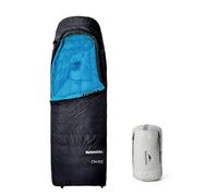Naturehike CW700 Saco de dormir de plumón ultraligero, portátil, compacto, para invierno, 4 estaciones, para adultos y niños, para acampada, senderismo, viajes al aire libre, con bolsa de compresión