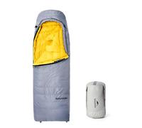 Naturehike CW700 Saco de dormir de plumón ultraligero, portátil, compacto, para invierno, 4 estaciones, para adultos y niños, para acampada, senderismo, viajes al aire libre, con bolsa de compresión
