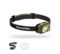 Naturehike Linterna Frontal Outdoor 200 Lúmenes Recargable Ultraligera, IP65, 45° Ajustable, Ideal para Trail Running, Escalada y Acampada