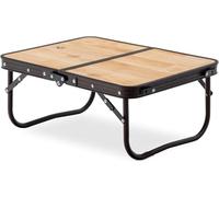 Naturehike Mesa plegable de camping, pequeñas mesas auxiliares portátiles con patas ajustables, mesa de playa plegable con bolsa de transporte para acampar al aire libre, cocina, barbacoa, viajes