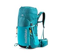 Naturehike Mochila de senderismo 55L hombre mujer mochila de senderismo ultraligera impermeable mochila de viaje para mochila, excursionismo, exterior, camping, 45L Blue, 45 liter