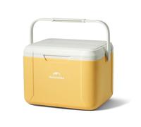 Naturehike Nevera térmica de 5 litros/18 litros de alta calidad PU aislante, 48 horas de capacidad de refrigeración, bolsa nevera para camping, pícnic, festivales, coche (amarillo 18 L)
