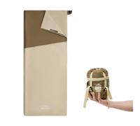 Naturehike Plain 01 - Saco de dormir para adultos y niños, diseño de bloques de colores ultraligeros, impermeable, para camping y verano, color marrón oscuro, XL