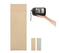 Naturehike Sábana Saco de Dormir Ultraligero, Sábana compacta de algodón con Compartimento para Almohadas, Sábana de Viaje para Adultos Suave y Sedoso (Crema)