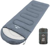 Naturehike Saco de Dormir 3 Estaciones, Resistente al Agua, Ultraligero para Adultos, para Camping, Senderismo, Actividades al Aire Libre, 220 x 85 cm, con Correa de compresión