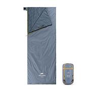 Naturehike Saco de Dormir de Algodón con Sobre para Adultos y Niños de 3 a 4 Estaciones Equipo de Dormir Ligero para Acampar a Prueba de Agua(Azul XL )