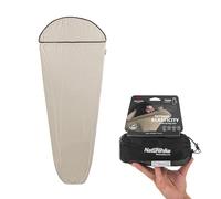 Naturehike Saco de Dormir de Cabina, Forro de Saco de Dormir de Paquete Pequeño, Muy Elástico, Liviano, Ideal para Mochileros, Cabañas, Campamentos y Hoteles