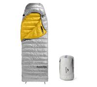Naturehike Saco de Dormir de plumón Ultraligero portátil Compacto de Invierno 4 Estaciones para Adultos y niños al Aire Libre Camping Senderismo Viajes con Saco de compresión 650FP