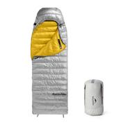 Naturehike Saco de Dormir de plumón Ultraligero portátil Compacto de Invierno 4 Estaciones para Adultos y niños al Aire Libre Camping Senderismo Viajes con Saco de compresión 650FP