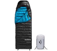 Naturehike Saco de Dormir Plumas 550FP/750FP,910g Ultraligero,Unisex para Adultos,3-4 Estaciones,Impermeable,Compacto,cálido y Ligero