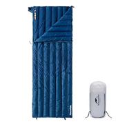 Naturehike Saco de Dormir Ultraligero y Envolvente para Adultos, 3-4 Estaciones, Saco de Dormir Impermeable para Camping, Senderismo, montañismo, Interior, Exterior, plumón de Pato (295g, Azul)