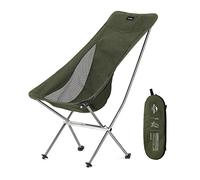 Naturehike Silla de Camping Silla de Pesca Ultraligera Silla Plegable con Bolsa de Transporte Silla de Camping portátil pequeña y compacta para Acampar Picnic Senderismo 150 kg