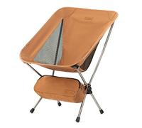 Naturehike Silla de camping ultraligera, plegable, paquete pequeño, 150 kg, para pesca, pícnic, senderismo al aire libre (marrón)