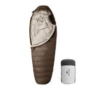 Naturehike Snowbird - Saco de dormir momia de plumón de pato para invierno, para acampar al aire libre, ultraligero