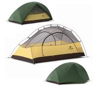 Naturehike Star-River Tienda de Campaña 210T Silicona Tela Ultraligero 2 Persona 4 Estaciones(210T Naranja)
