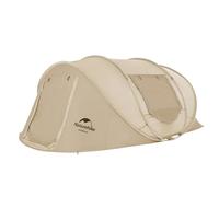 Naturehike Tienda de campaña para 3-4 personas, gran espacio, tienda emergente fácil de instalar, tienda familiar con ventilación en cuatro lados, resistente al agua, tienda instantánea automática