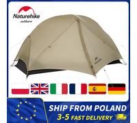 Naturehike-tienda Mongar UL para 2 personas, tienda de viaje al aire libre 15D, impermeable, ultraligera, para mochilero, senderismo, Camping Mongar-210T-Navy