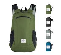 Naturehike Ultraligera Mochila Plegable 18L/22L/25L/30L Pequeña Mochila de Senderismo para Mujeres Hombres Impermeable Mochila para Escalar Camping Ciclismo Bicicleta de Viaje de Negocios(Verde 18 L)