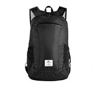 Naturehike Ultraligera Mochila Plegable 18L Pequeña Mochila de Senderismo para Mujeres Hombres Impermeable Mochila para Escalar Camping Ciclismo Bicicleta de Viaje de Negocios (Negro)
