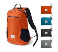 Naturehike Ultraligera Mochila Plegable 25L Pequeña Mochila de Senderismo para Mujeres Hombres Impermeable Mochila para Escalar Camping Ciclismo Bicicleta de Viaje de Negocios(Naranja 25 L)