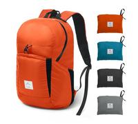 Naturehike Ultraligera Mochila Plegable 30L Pequeña Mochila de Senderismo para Mujeres Hombres Impermeable Mochila para Escalar Camping Ciclismo Bicicleta de Viaje de Negocios(Naranja Upgrade 30 L)