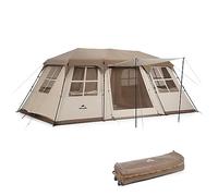 Naturehike Village 17.0 ㎡ Tienda de campaña familiar Pop Up Tienda de campaña para 4-6 personas, gran túnel con columna de agua de 2000 mm