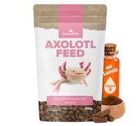 NatureHolic AxolotlFeed - Alimento suave para evitar lesiones en la boca | Alimento principal suave para axolotl | Ingredientes de alta calidad para un crecimiento saludable | 50 g
