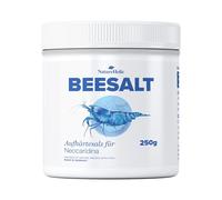 NatureHolic Beesalt Caridina - Sal de endurecimiento ideal para camarones Caridina, con magnesio adicional, valores de agua perfectos en el acuario, hasta 12 meses, cantidad 250 g