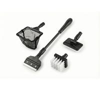 NatureHolic Multiherramienta 4 en 1, kit de herramientas de acuario, kit de herramientas de limpieza de cristales y decoración de acuarios, eliminación de algas, depósitos de algas, cáscara de cal