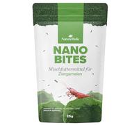 NatureHolic - Nano Bites - Comida para camarones para Acuario - Comida básica para alimentación Diaria - Adecuado para camarones Adultos y bebés