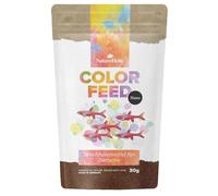 NatureHolic Nano Color Feed - Alimento para peces pequeños | Microgranulado potenciador de color con astaxantina cantaxantina beta caroteno | para peces de enjambre salbadores de neón | proteína de
