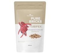 NatureHolic Pure Cubes Tubifex | Dados Tubifex liofilizados para peces ornamentales, camarones, cangrejos de río, cochinillas | Alimento natural rico en proteínas con astaxantina y quitina