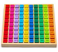 Natureich 1x1 para alumnos de primaria / ábaco de madera / dados de colores con tareas / diversión y juego para genios de las matemáticas / aprendizaje fácil