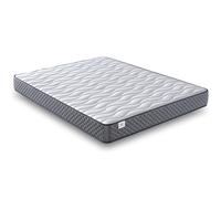 NATURELITS Colchon 150x190 Viscoelástico Doble Cara Invierno/Verano. Firmeza Media MemorySens. Adaptable, Higiénico y Transpirable. Individual Color Gris. Modelo Orbit Altura 20 cm