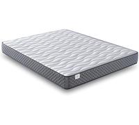 NATURELITS Colchon 80x180 Viscoelástico Doble Cara Invierno/Verano. Firmeza Media MemorySens. Adaptable, Higiénico y Transpirable. Individual Color Gris. Modelo Orbit Altura 14 cm