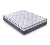 NATURELITS Colchón MemoryVex 140x190 Visco Reversible Invierno/Verano Individual. Antiácaros y Transpirable. Núcleo Flexicell. Firmeza Media. Modelo Xstar Altura 26 cm
