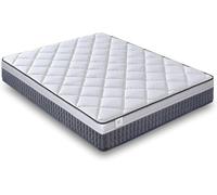 NATURELITS Colchón MemoryVex 90x180 Visco Reversible Invierno/Verano Individual. Antiácaros y Transpirable. Núcleo Flexicell. Firmeza Media. Modelo Xstar Altura 26 cm