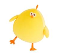 NatureMan Divertido cojín de peluche de pollo gordo, 38 cm Super suave simulación madre gallina muñeca pollo amarillo peluche juguete de peluche para niños niñas festival regalos