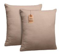NatureMark Fundas de Almohada de Jersey, Paquete 2 Unidades, para Almohadas para Dormir de Lado, Almohada de Cuello, Muchos tamaños y Colores (40x80cm, para Almohada de Lado/de Lactancia, Marta/Beige