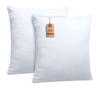 NatureMark Fundas de Almohada de Jersey, Paquete 2 Unidades, para Almohadas para Dormir de Lado, Almohada de Cuello, Muchos tamaños y Colores (40 x 145 cm, para Almohada de Lado/de Lactancia, Blanco)