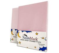 NatureMark sábana Bajera Ajustable, Rosa, 70 x 140 cm